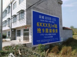 赤水市墙体广告质量分析