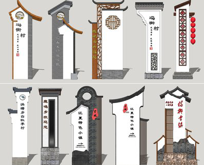 赤水市美丽乡村标识标牌有哪些分类？